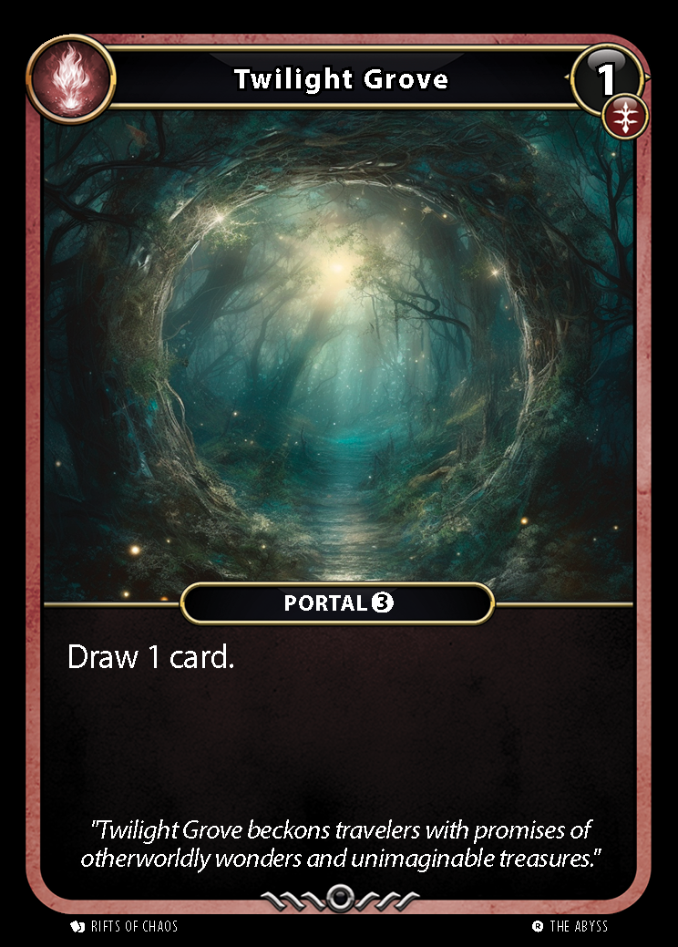 Twilight Grove card front