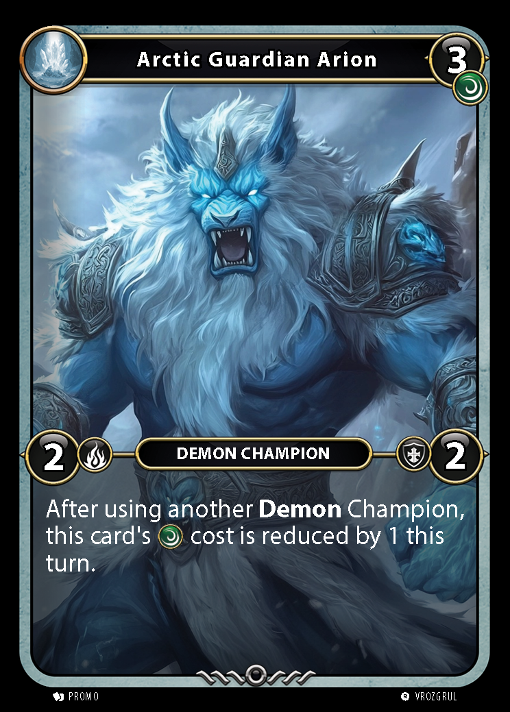 Arctic Guardian Arion card front