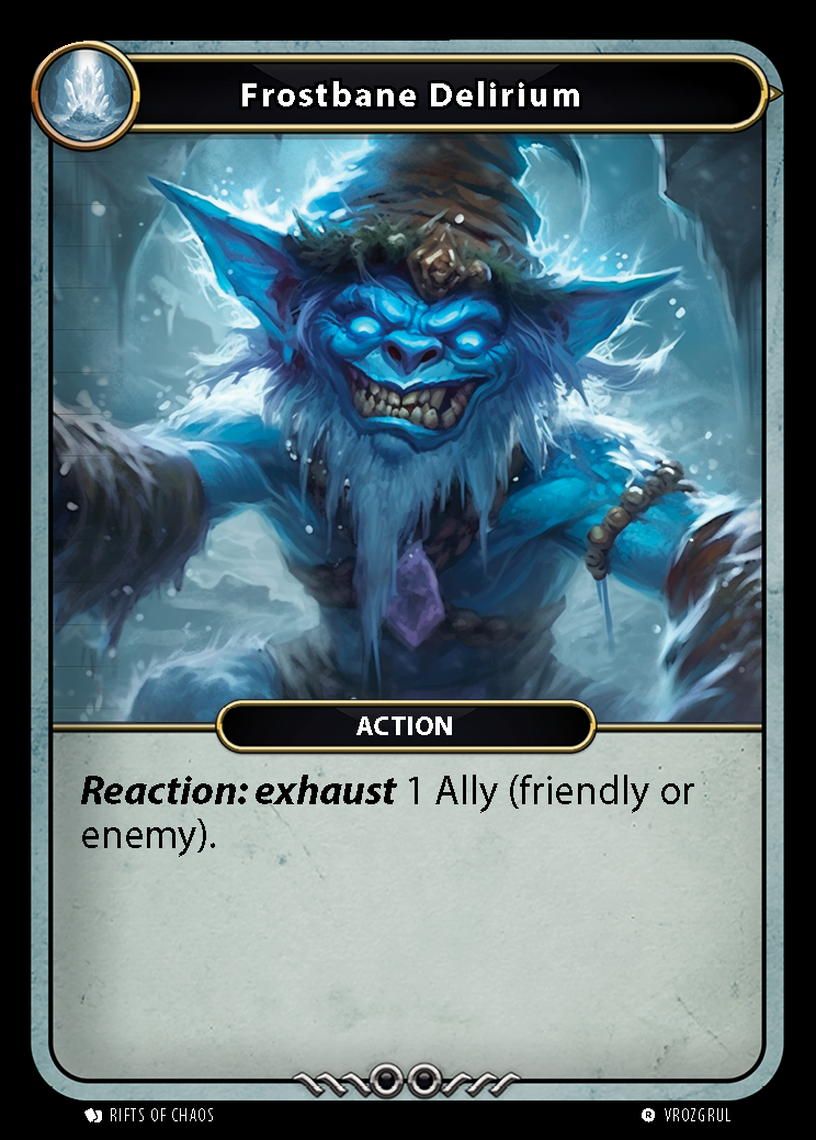Frostbane Delirium card front