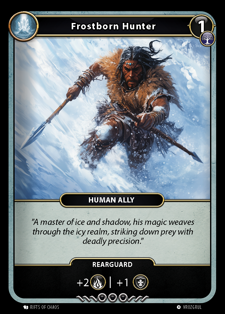 Frostborn Hunter card front