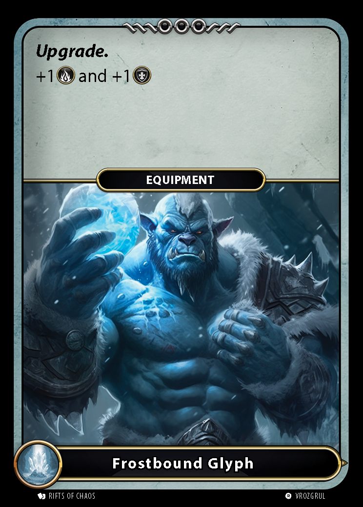Frostbound Glyph card front