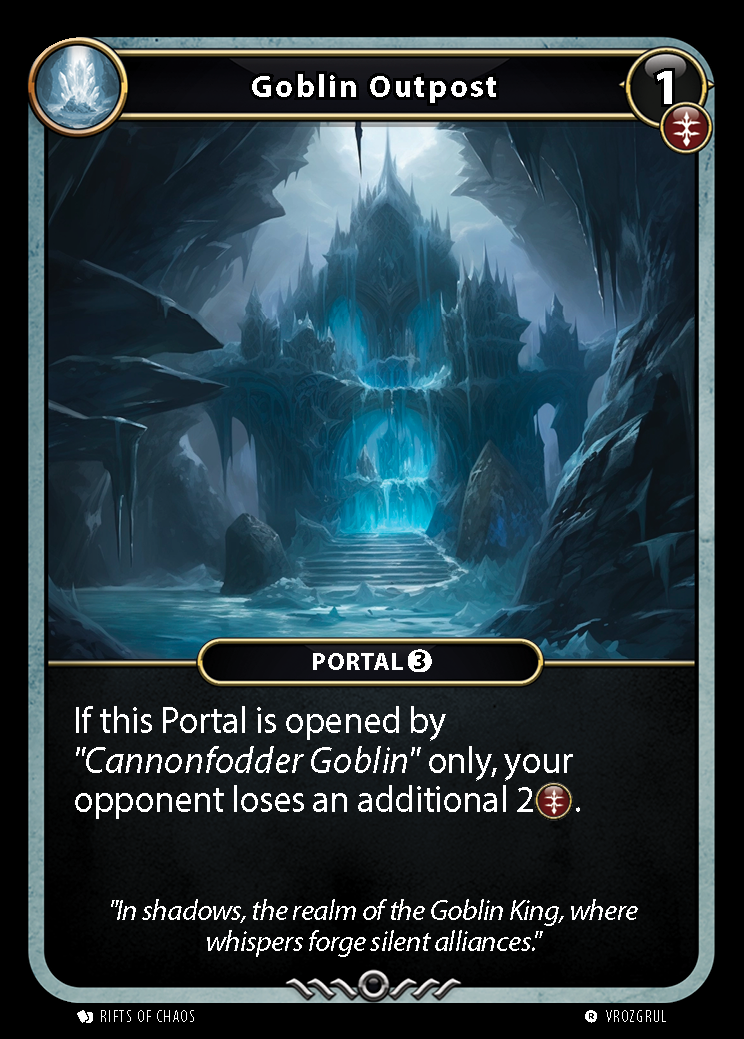Goblin Outpost card front