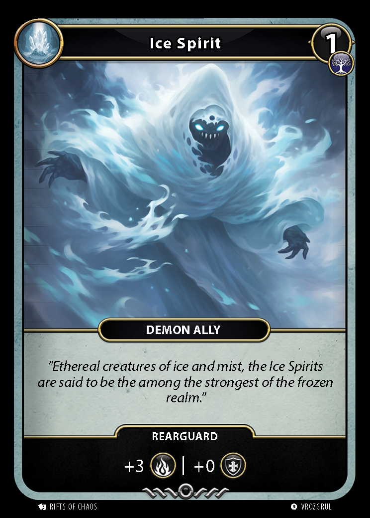 Ice Spirit card front