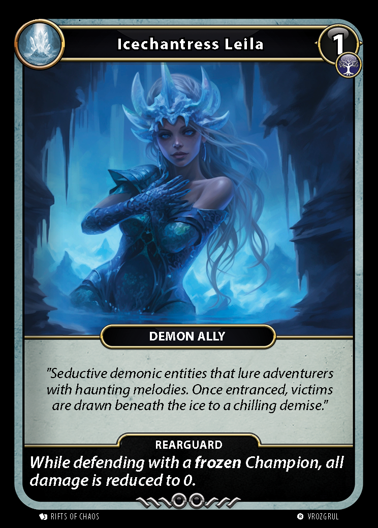 Icechantress Leila card front