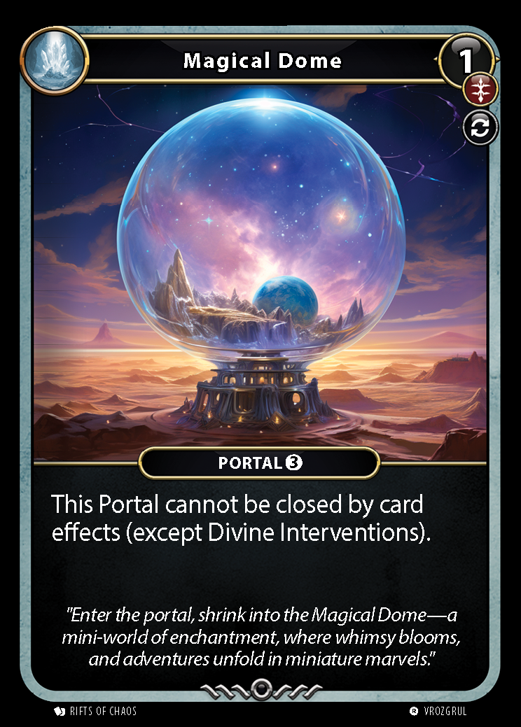 Magical Dome card front