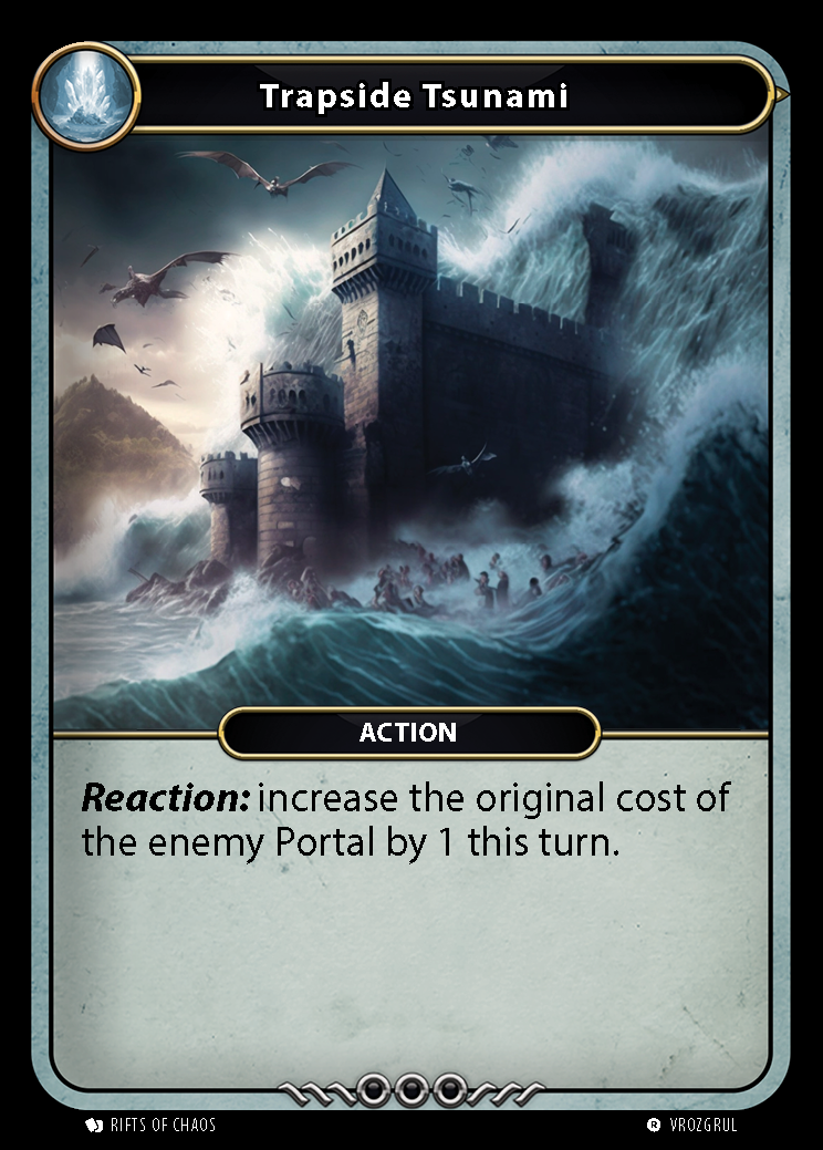 Trapside Tsunami card front