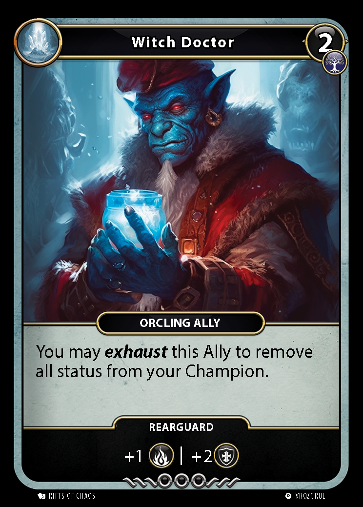 Witch Doctor card front
