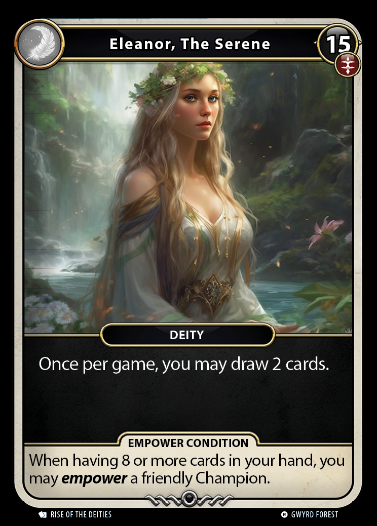 Eleanor, The Serene card front