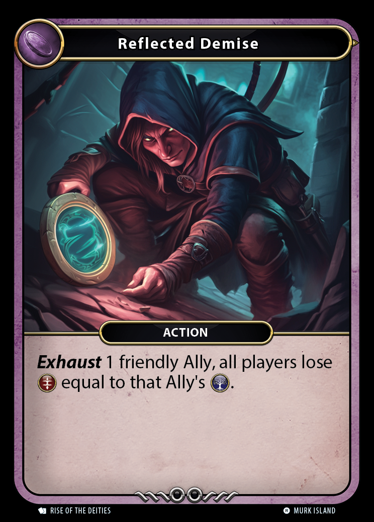 Reflected Demise card front