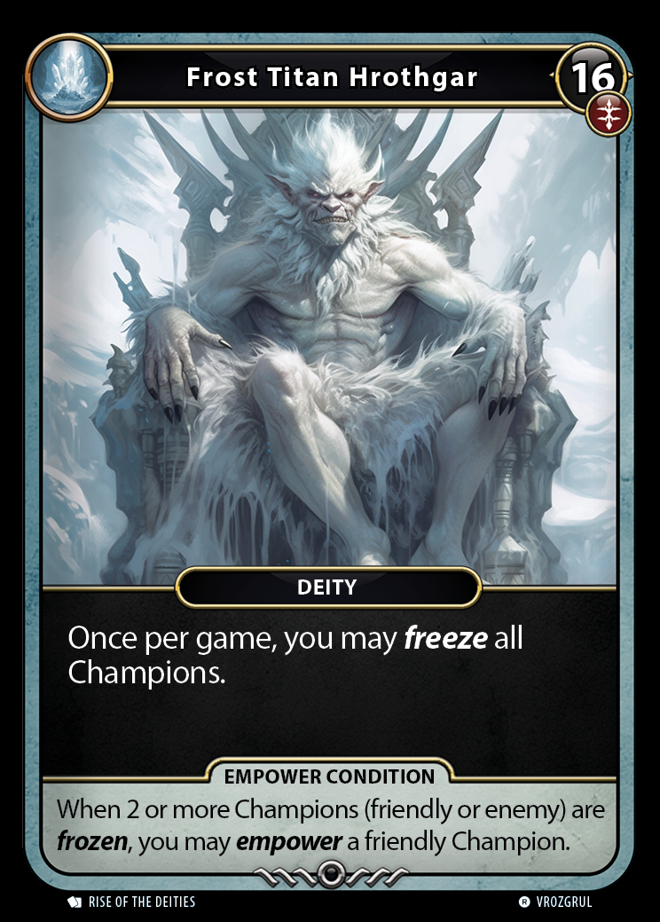 Frost Titan Hrothgar card front